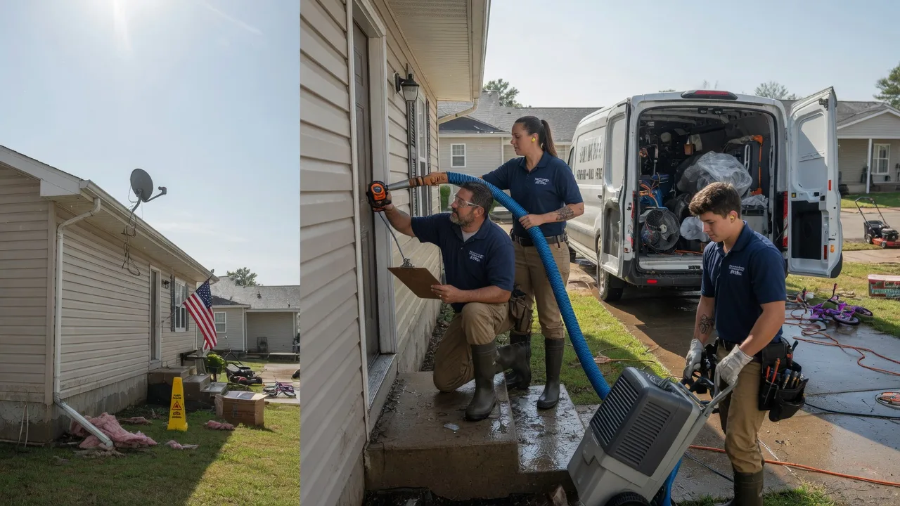 Ceiling Water Damage Restoration in Mosinee, WI near me